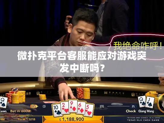 微扑克平台客服能应对游戏突发中断吗？
