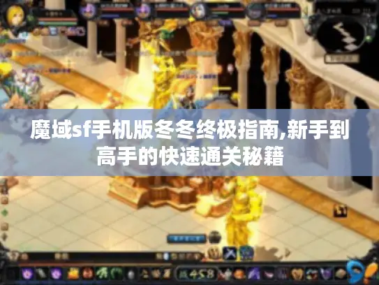 魔域sf手机版冬冬终极指南,新手到高手的快速通关秘籍