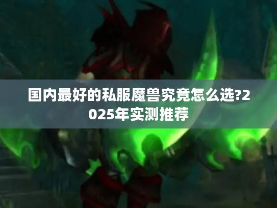 国内最好的私服魔兽究竟怎么选?2025年实测推荐