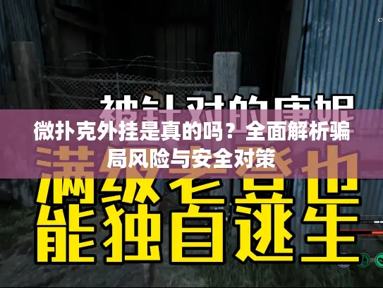 微扑克外挂是真的吗？全面解析骗局风险与安全对策