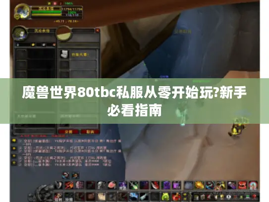 魔兽世界80tbc私服从零开始玩?新手必看指南