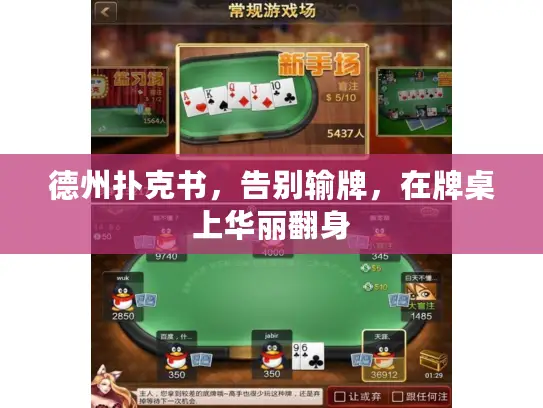 德州扑克书，告别输牌，在牌桌上华丽翻身