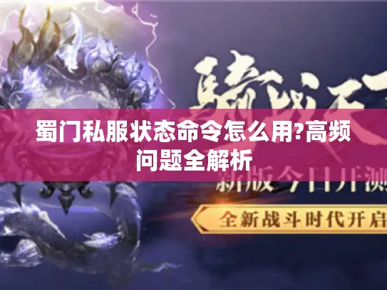 蜀门私服状态命令怎么用?高频问题全解析
