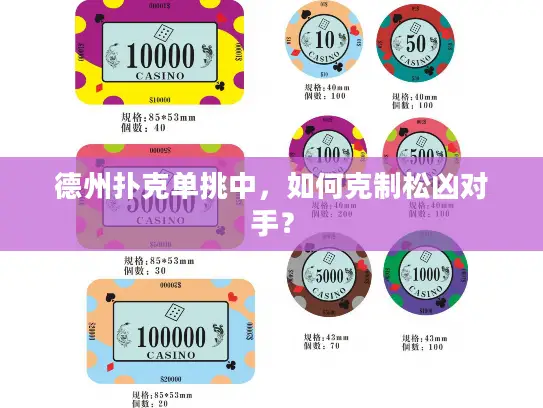 德州扑克单挑中，如何克制松凶对手？