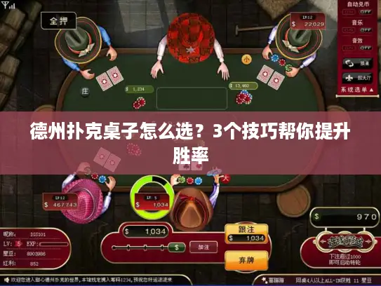 德州扑克桌子怎么选?3个技巧帮你提升胜率 德州扑克桌子怎么选?3个技巧帮你提升胜率