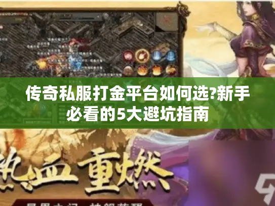 传奇私服打金平台如何选?新手必看的5大避坑指南