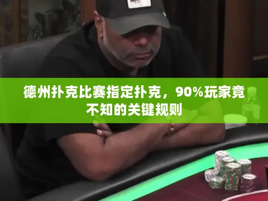 德州扑克比赛指定扑克，90%玩家竟不知的关键规则
