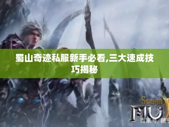 蜀山奇迹私服新手必看,三大速成技巧揭秘