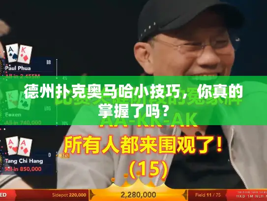 德州扑克奥马哈小技巧,你真的掌握了吗? 德州扑克奥马哈小技巧,你真的掌握了吗?