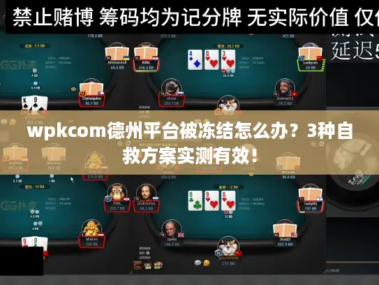 wpkcom德州平台被冻结怎么办？3种自救方案实测有效！