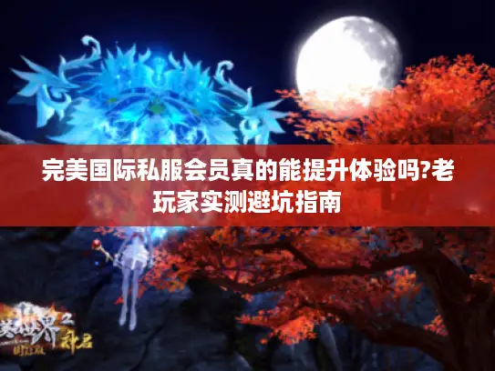 完美国际私服会员真的能提升体验吗?老玩家实测避坑指南