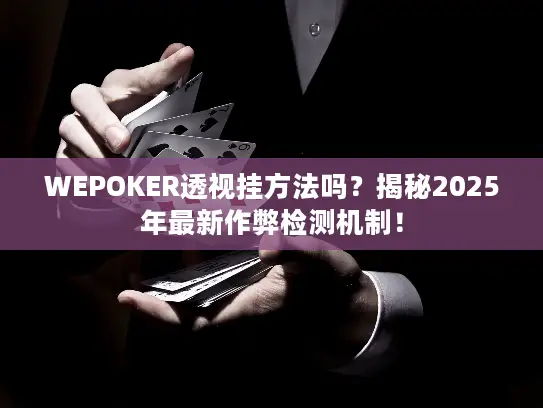 WEPOKER透视挂方法吗？揭秘2025年最新作弊检测机制！