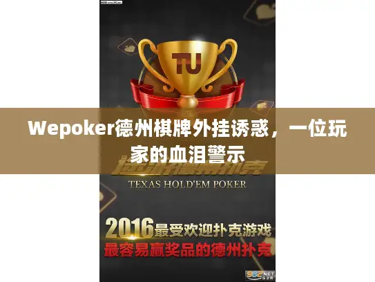 Wepoker德州棋牌外挂诱惑，一位玩家的血泪警示