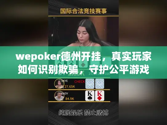wepoker德州开挂,真实玩家如何识别欺骗,守护公平游戏体验? wepoker德州开挂,真实玩家如何识别欺骗,守护公平游戏体验?