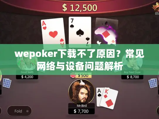 wepoker下载不了原因？常见网络与设备问题解析