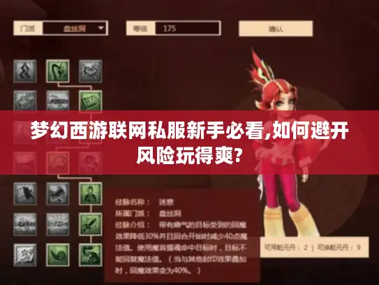 梦幻西游联网私服新手必看,如何避开风险玩得爽?