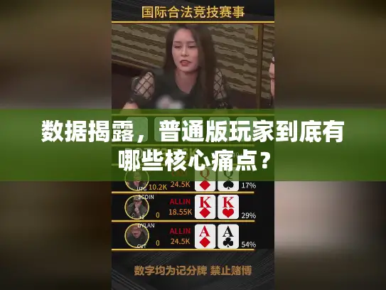 数据揭露,普通版玩家到底有哪些核心痛点? 数据揭露,普通版玩家到底有哪些核心痛点?