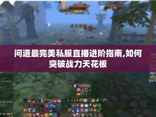 问道最完美私服直播进阶指南,如何突破战力天花板