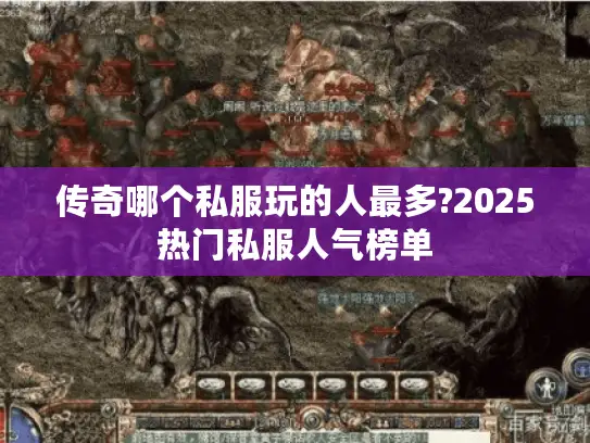 传奇哪个私服玩的人最多?2025热门私服人气榜单