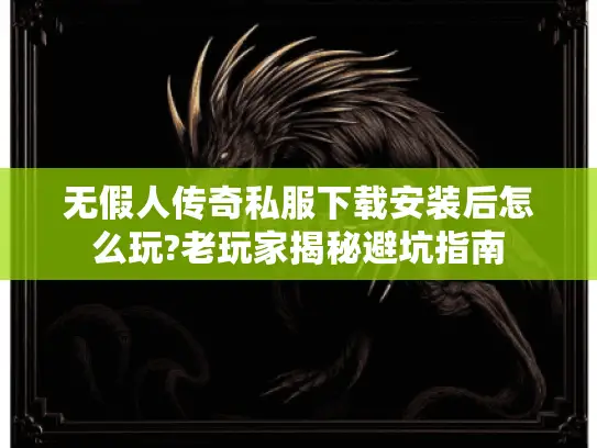 无假人传奇私服下载安装后怎么玩?老玩家揭秘避坑指南