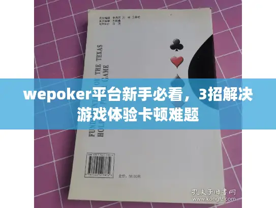 wepoker平台新手必看，3招解决游戏体验卡顿难题