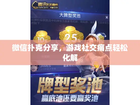 微信扑克分享，游戏社交痛点轻松化解