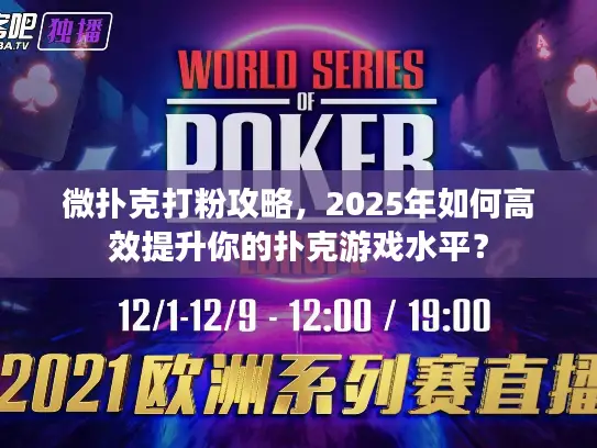 微扑克打粉攻略，2025年如何高效提升你的扑克游戏水平？