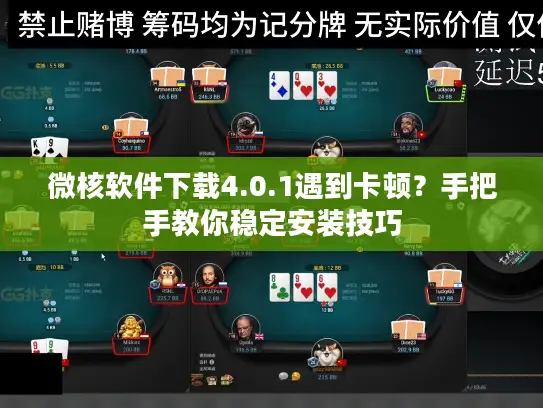 微核软件下载4.0.1遇到卡顿？手把手教你稳定安装技巧