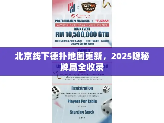 北京线下德扑地图更新，2025隐秘牌局全收录