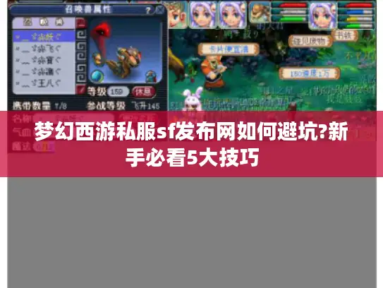 梦幻西游私服sf发布网如何避坑?新手必看5大技巧 梦幻西游私服sf发布网如何避坑?新手必看5大技巧