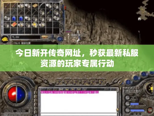 今日新开传奇网址，秒获最新私服资源的玩家专属行动