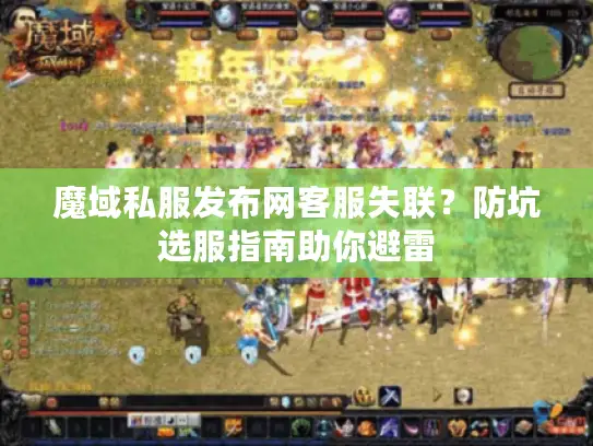魔域私服发布网客服失联？防坑选服指南助你避雷