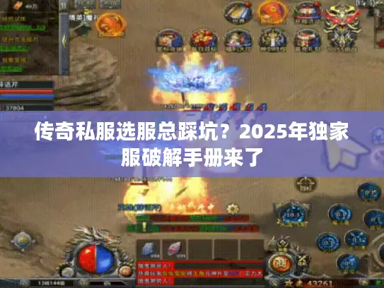 传奇私服选服总踩坑？2025年独家服破解手册来了