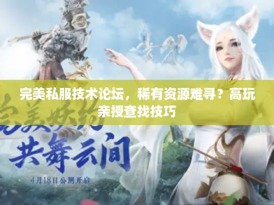 完美私服技术论坛，稀有资源难寻？高玩亲授查找技巧