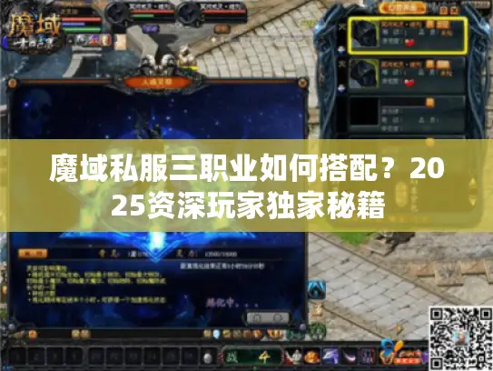 魔域私服三职业如何搭配？2025资深玩家独家秘籍