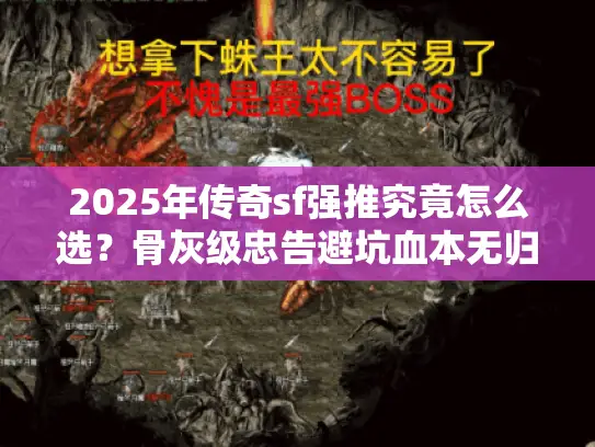 2025年传奇sf强推究竟怎么选?骨灰级忠告避坑血本无归 2025年传奇sf强推究竟怎么选?骨灰级忠告避坑血本无归