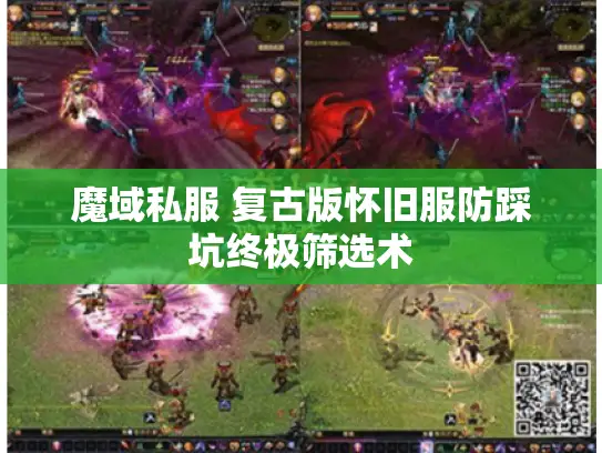 魔域私服 复古版怀旧服防踩坑终极筛选术