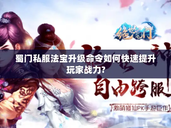 蜀门私服法宝升级命令如何快速提升玩家战力?