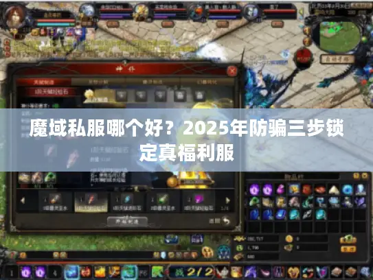 魔域私服哪个好？2025年防骗三步锁定真福利服