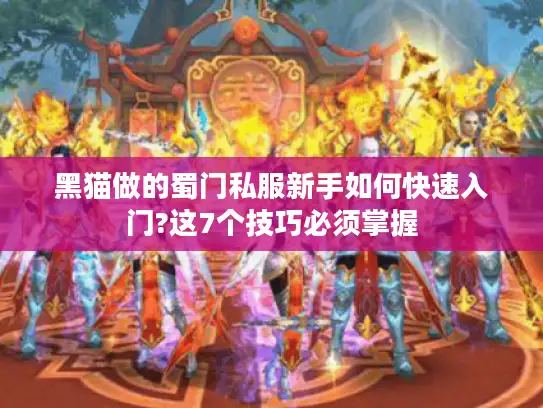 黑猫做的蜀门私服新手如何快速入门?这7个技巧必须掌握
