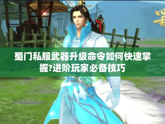 蜀门私服武器升级命令如何快速掌握?进阶玩家必备技巧