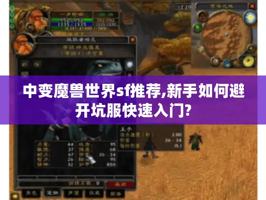 中变魔兽世界sf推荐,新手如何避开坑服快速入门?