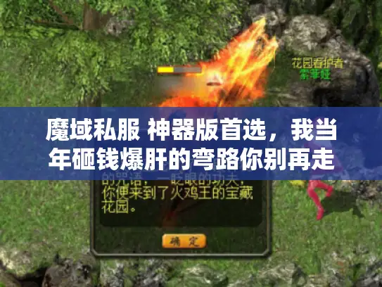 魔域私服 神器版首选，我当年砸钱爆肝的弯路你别再走