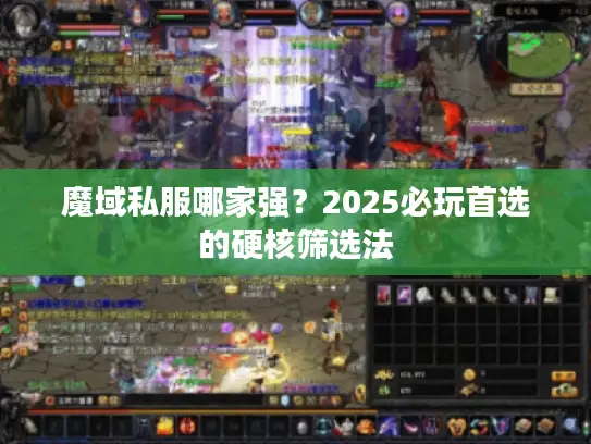 魔域私服哪家强？2025必玩首选的硬核筛选法