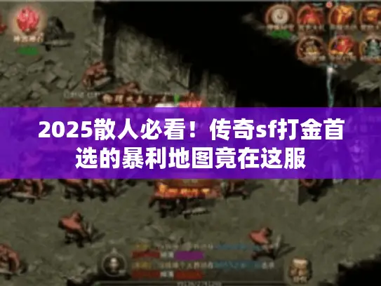 2025散人必看！传奇sf打金首选的暴利地图竟在这服