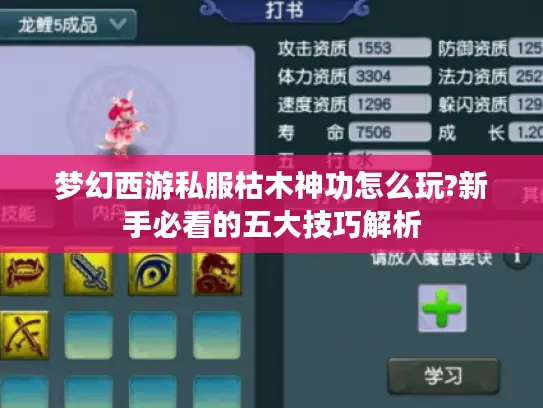 梦幻西游私服枯木神功怎么玩?新手必看的五大技巧解析