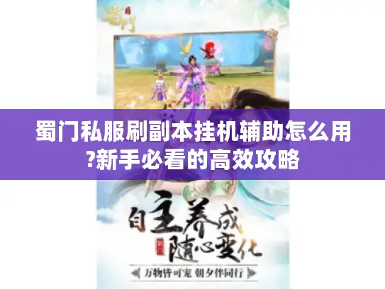 蜀门私服刷副本挂机辅助怎么用?新手必看的高效攻略