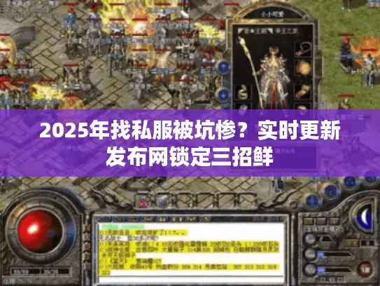 2025年找私服被坑惨？实时更新发布网锁定三招鲜