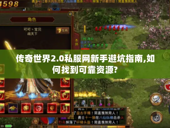 传奇世界2.0私服网新手避坑指南,如何找到可靠资源?