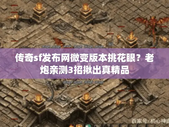 传奇sf发布网微变版本挑花眼？老炮亲测3招揪出真精品